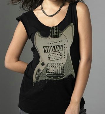 Camiseta nirvana premama