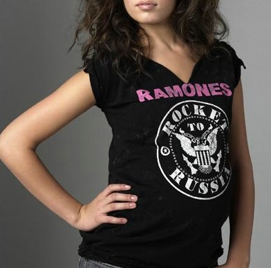 Camiseta embarazada Ramones