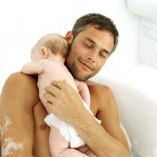 Padre con su bebe