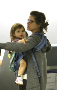 Amanda Peet con Frances Amanda Peet con Frances