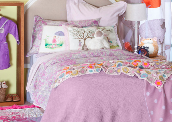 Zara Home Kids violeta y lila