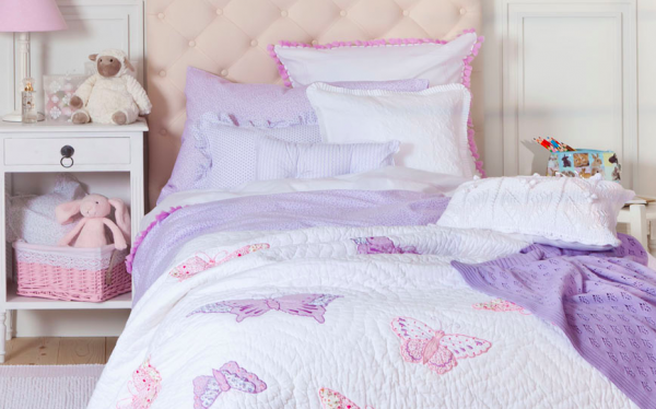 Zara Home Kids violeta y lila