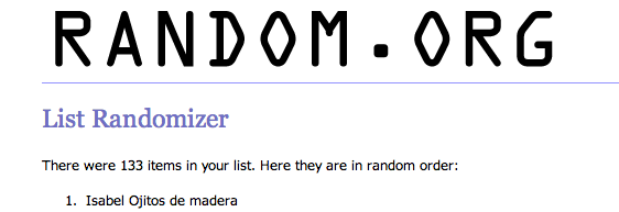 ganadora