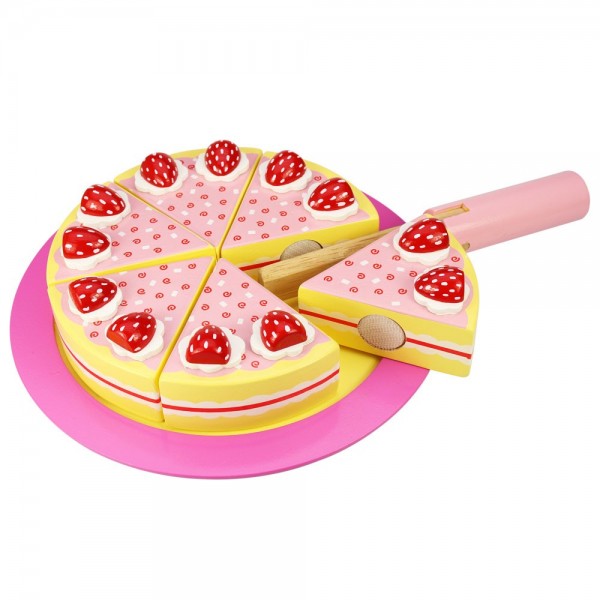 tarta con fresitas