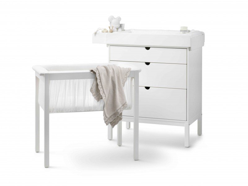 Stokke® Home™ Cradle and Dresser with Changer.